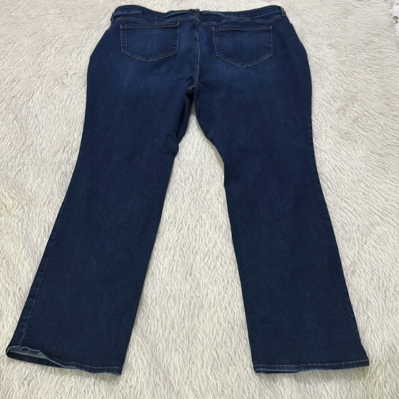 Not your daughters jeans Marilyn straight dark denim lift x tuck size 22w - Picture 5 of 6